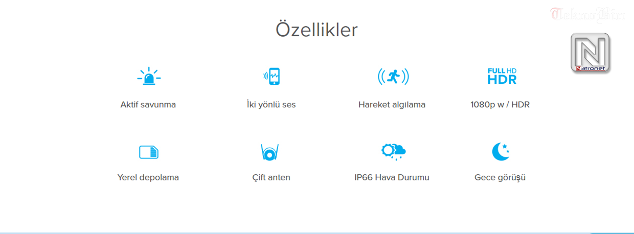 EZVİZ: ezGuard 1080p Wi-Fi Kamera 