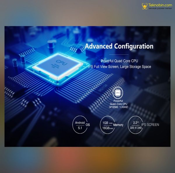 Lemfo Lem4 Pro Akıllı Saat 2.2 İnç Büyük Ekranlı