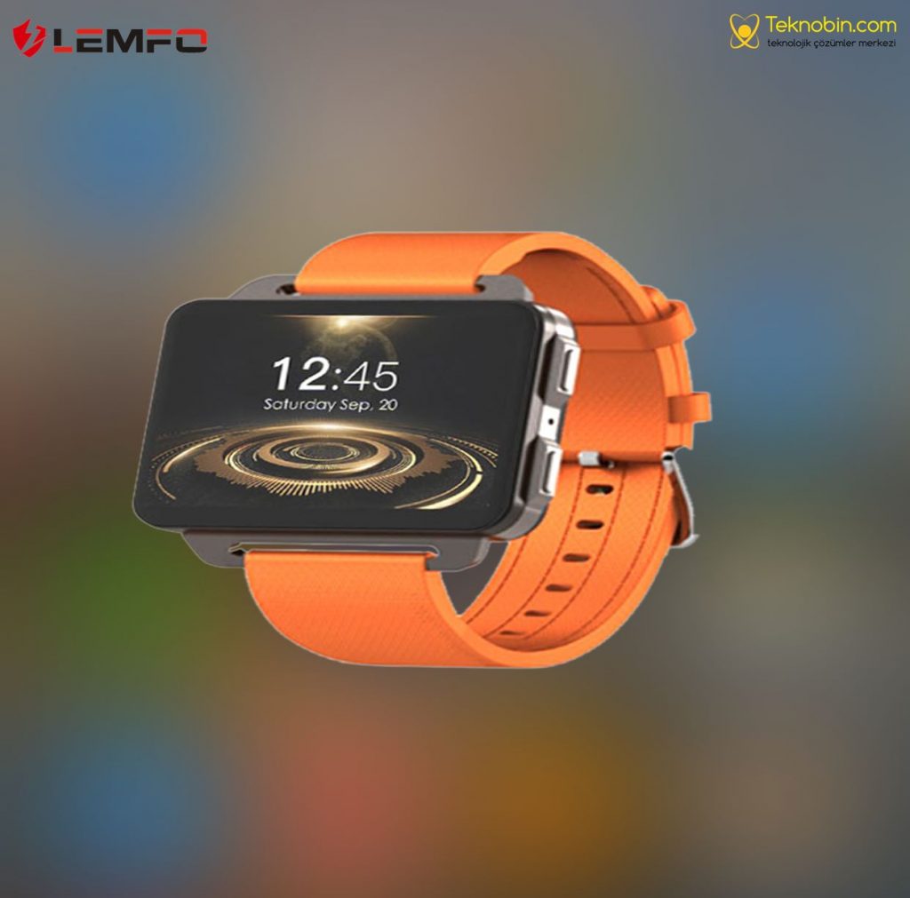 Lemfo Lem4 Pro Akıllı Saat 2.2 İnç Büyük Ekranlı