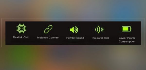 QCY T1C Çift Mikrofonlu Şarj Edilebilir Bluetooth Kulaklık