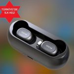 QCY T1C Çift Mikrofonlu Şarj Edilebilir Bluetooth Kulaklık