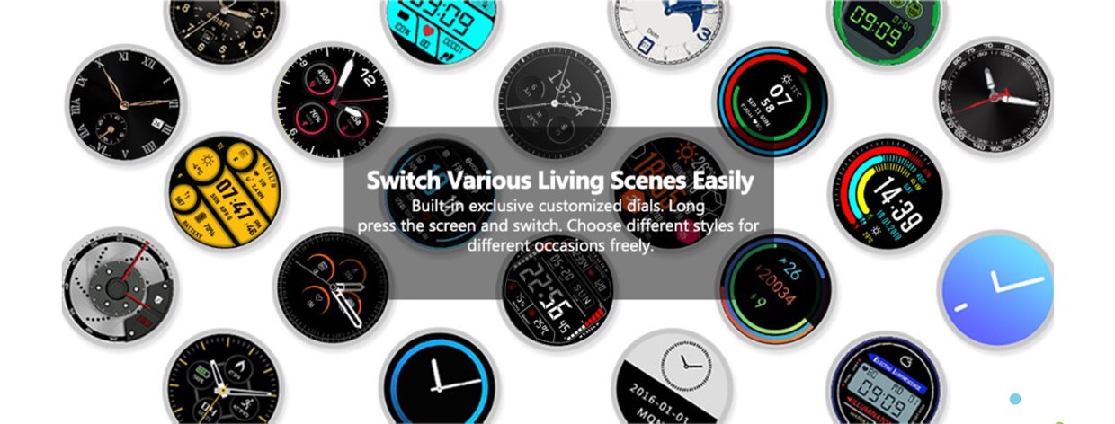 Zeblaze THOR 5 Çift Yonga Seti Teknolojosi Hibrid Akıllı Saat