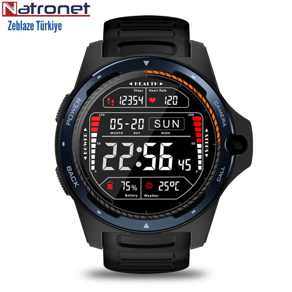 Zeblaze THOR 5 Çift Yonga Seti Teknolojosi Hibrid Akıllı Saat