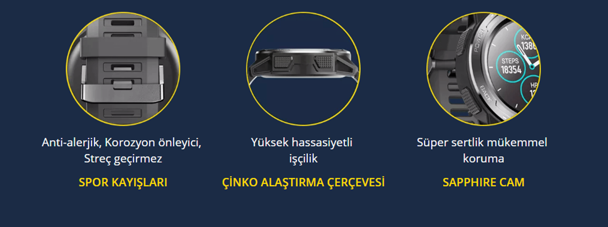 Zeblaze Vibe 5 Yeşil Hücreli Akıllı Saat Türkiye NatroNet Global