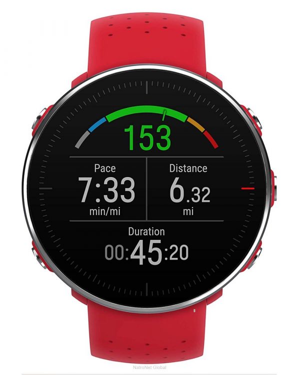 Polar Vantage M GPS Çoklu Spor Moduna Sahip Akıllı Saat-Kırmızı