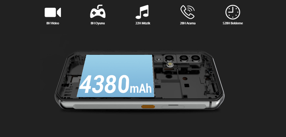 Blackview BV9900 Helio P90 Octa çekirdek 8GB + 256GB IP68 Android 9.0 48MP Kamera