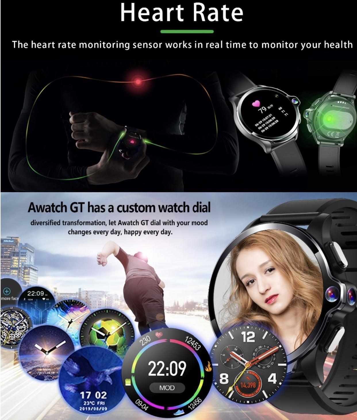 AllCall AWatch GT Sim Kartlı Akıllı Saat + Android Akıllı Telefon Türkiye