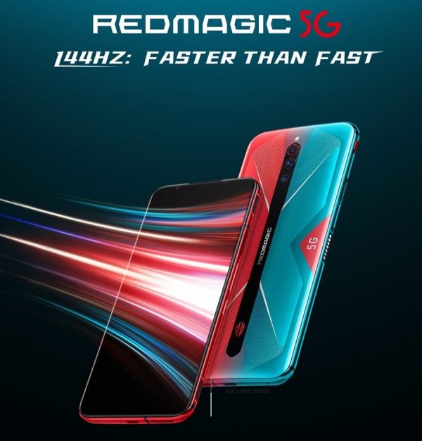 Nubia Red Magic 5G Turbo Fanlı Aktif Sıvı Soğutmalı Oyuncu Telefonu