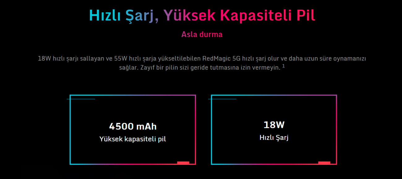 Nubia Red Magic 5G Turbo Fanlı Aktif Sıvı Soğutmalı Oyuncu Telefonu