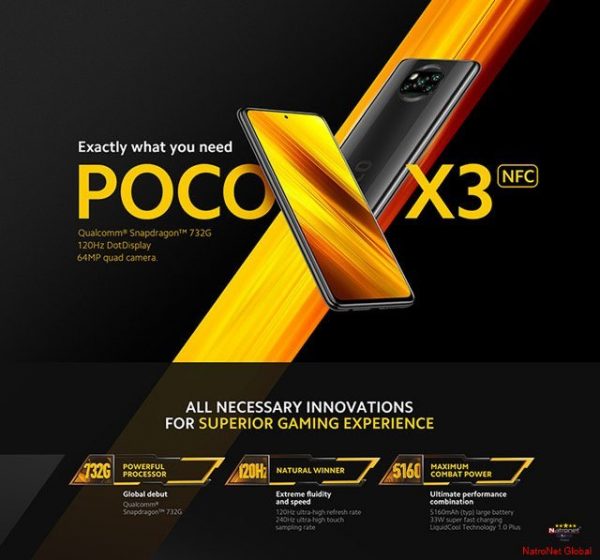 POCO X3 NFC: POCO X3 NFC Snapdragon 732G Xiaomi Akıllı Telefon