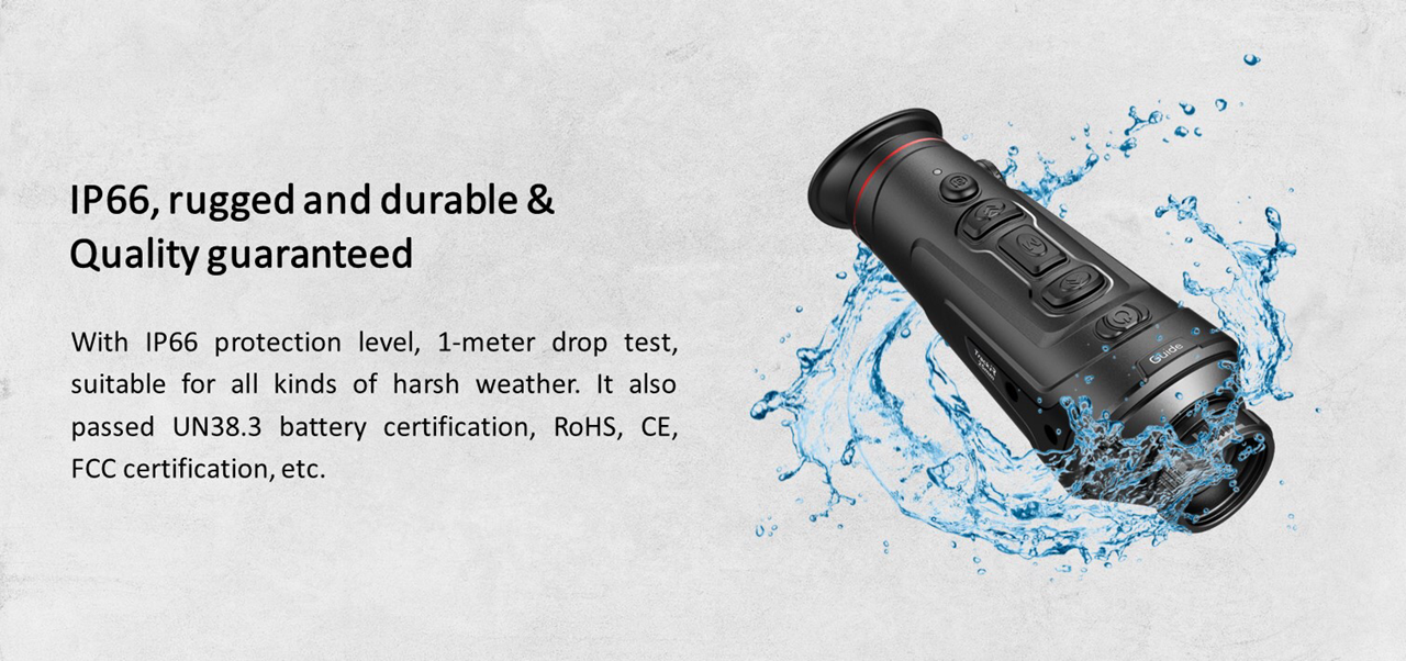 GUIDE TrackIR Elde Taşınabilir Monoküler Termal Görüntüleme Dürbünü