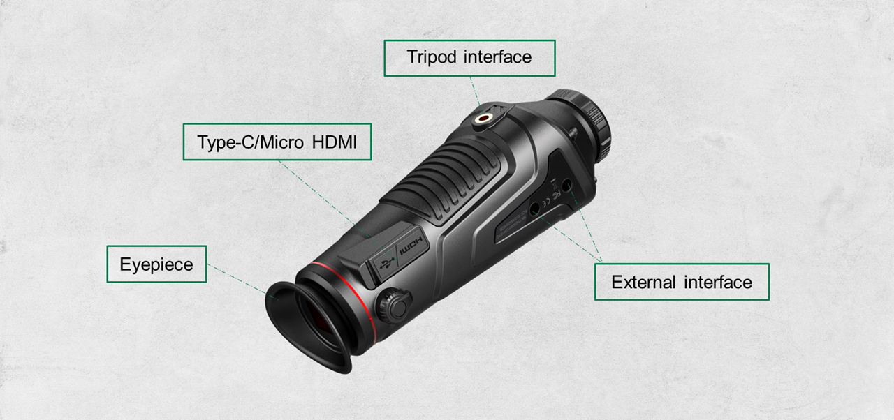 GUIDE TrackIR Elde Taşınabilir Monoküler Termal Görüntüleme Dürbünü
