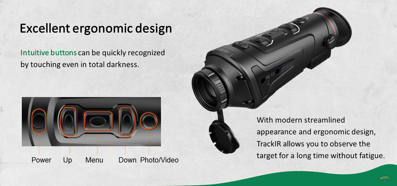 GUIDE TrackIR Elde Taşınabilir Monoküler Termal Görüntüleme Dürbünü