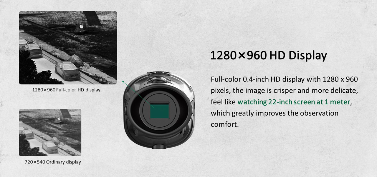 GUIDE TrackIR Elde Taşınabilir Monoküler Termal Görüntüleme Dürbünü