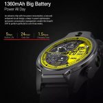 Rogbid Brave 4G Akıllı Saat Seramik Bezel 8MP Çift Kamera 3560mAh batarya