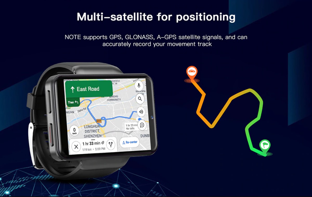 Kospet Note Android Sim Kartlı Büyük Ekranlı Akıllı Saat