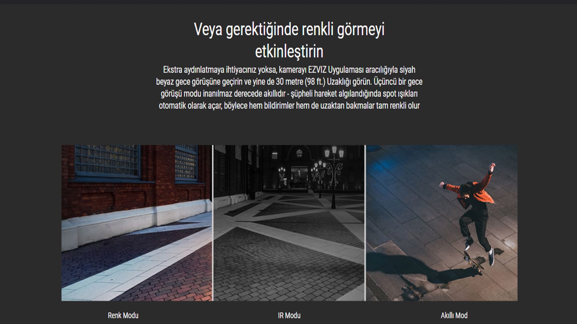 EZVİZ C3W Pro Renkli Gece Görüşlü Dış Mekan Güvenlik Kamerası