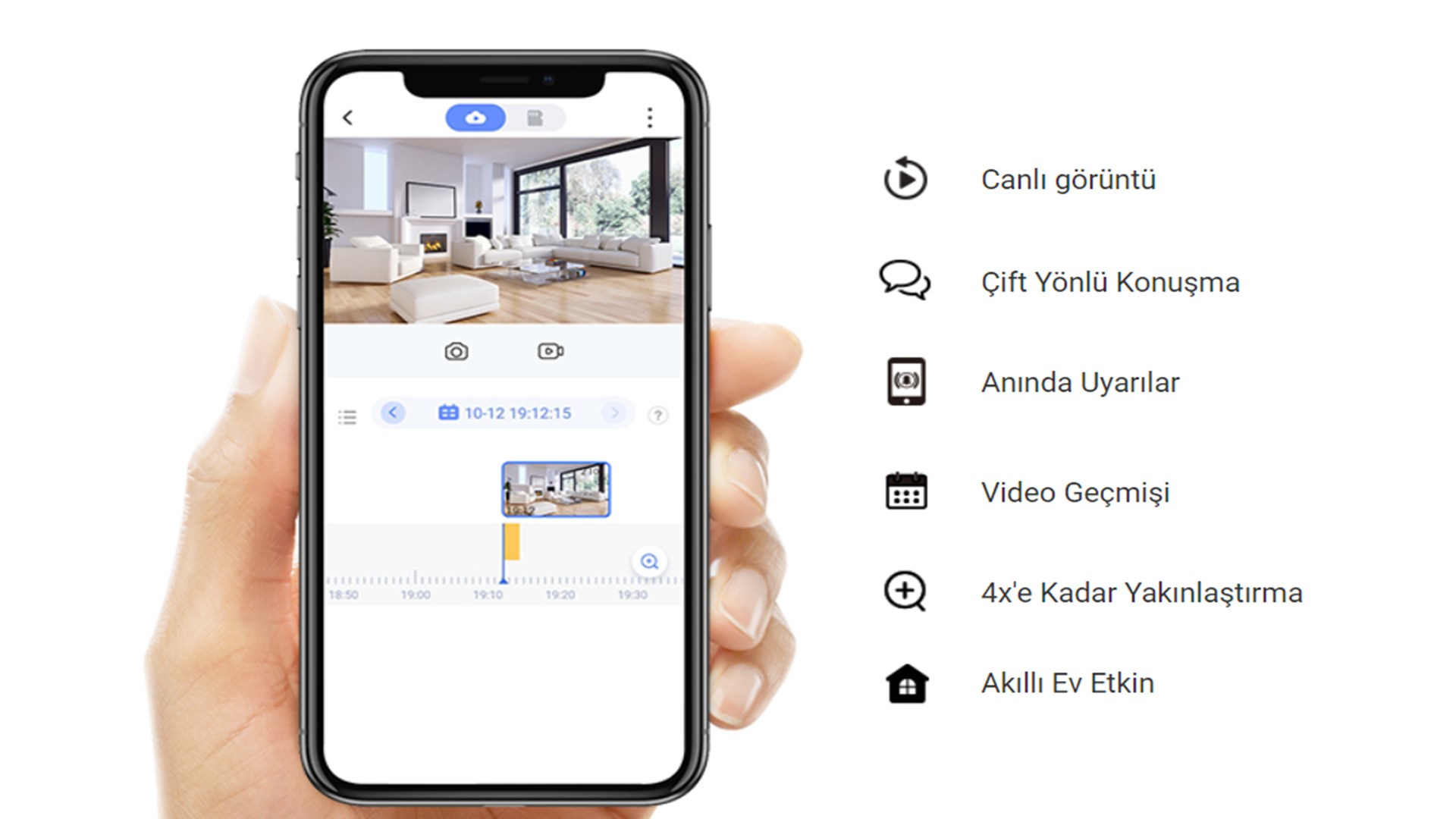 EZVİZ C6W Pan Tilt WiFi Kamera Zarif ve Çok Yönlü İhtiyacınız Olan Güvenlik