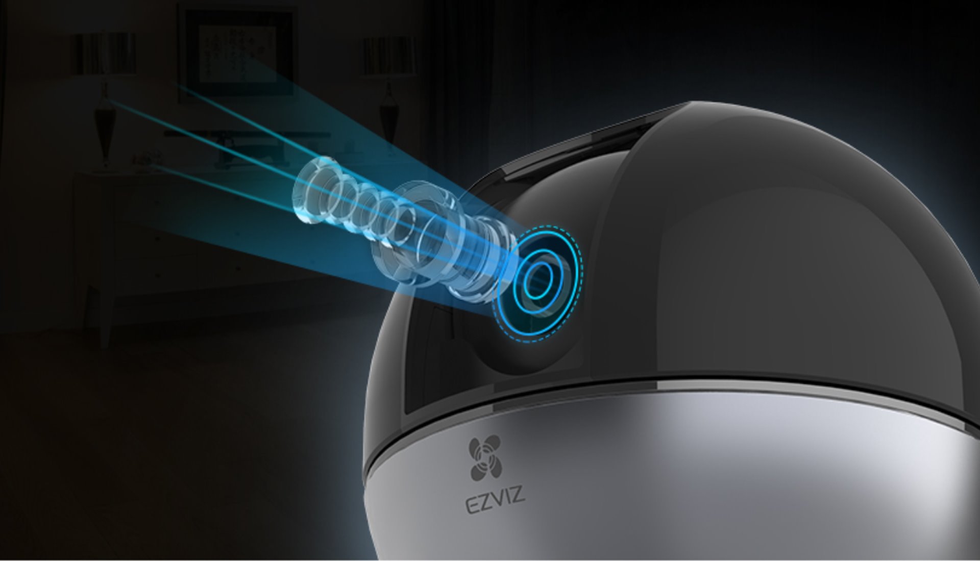 EZVİZ C6W Pan Tilt WiFi Kamera Zarif ve Çok Yönlü İhtiyacınız Olan Güvenlik