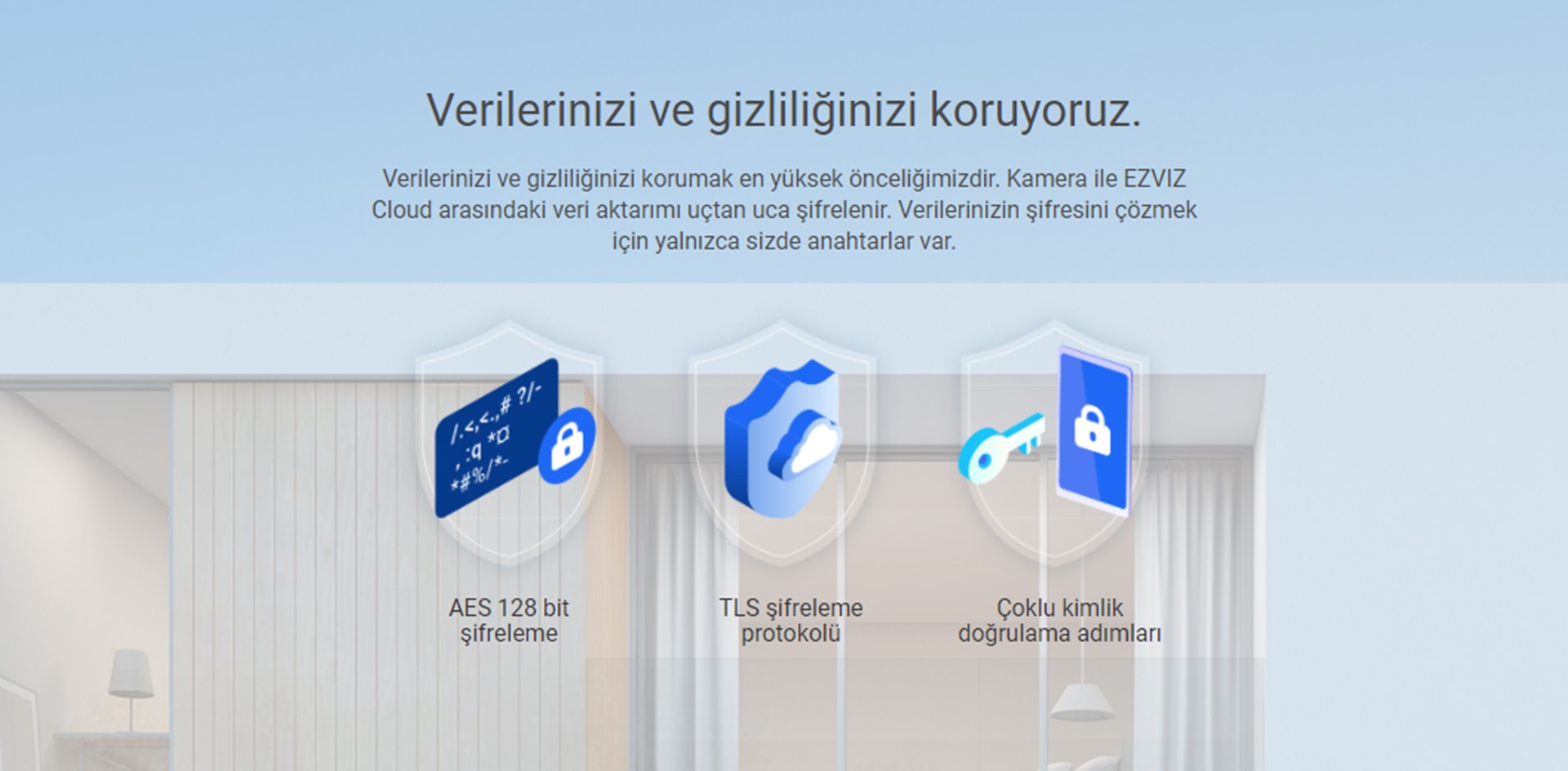 EZVIZ C8C WLAN IP kamera dış mekan 1080p FHD 100ft gece görüşü KI-kişi algılama Pan Tilt 