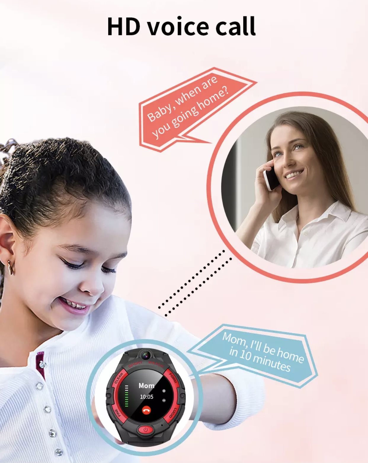 LEMFO SİM kartlı Çocuk takibi akıllı saat 4G GPS Video çağrı Wifi 