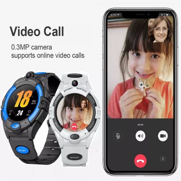 SİM kartlı Çocuk takibi akıllı saat 4G GPS Video çağrı Wifi