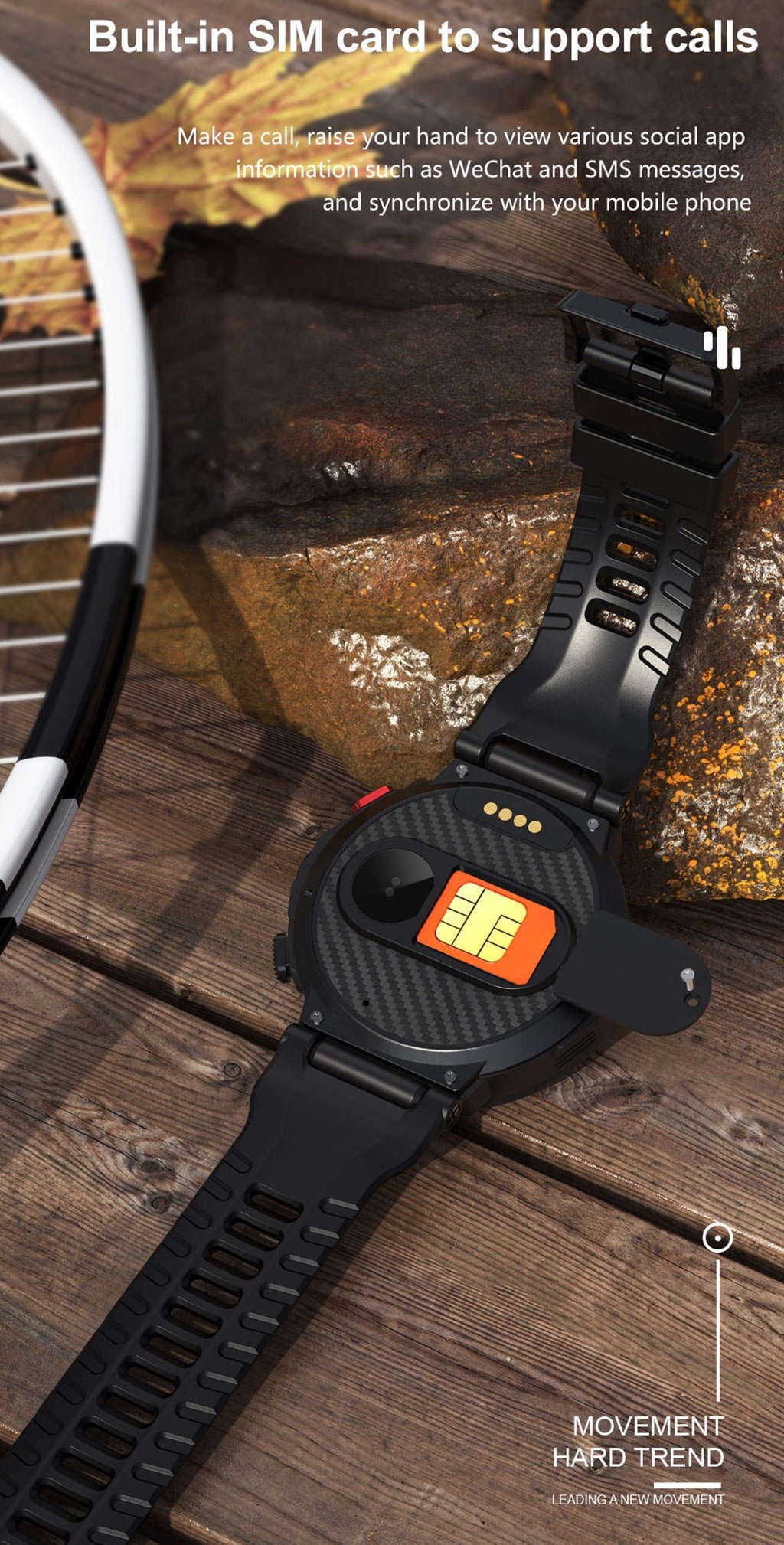 LEMFO LES4 1GB+16GB 900 Mah 4G GPS SİM Kartlı Akıllı Saat