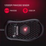 GameSir GM500 Oyun Faresi 12000 DPI'lı Süper Hafif Kablolu Oymalı Tasarım