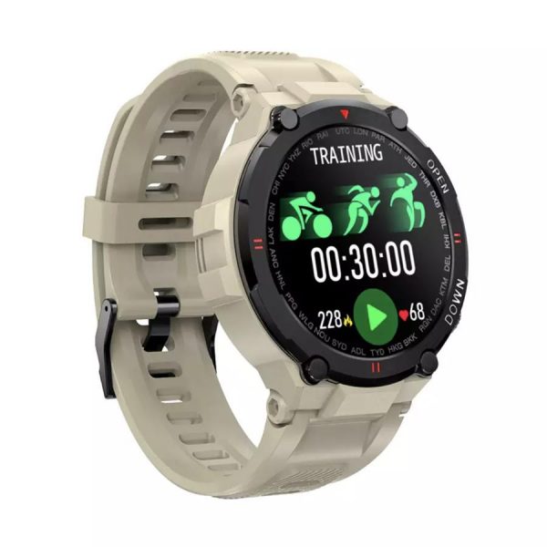 LEMFO K22 Bluetooth çağrı spor Smartwatch Android İOS uyumlu 400mAh batarya