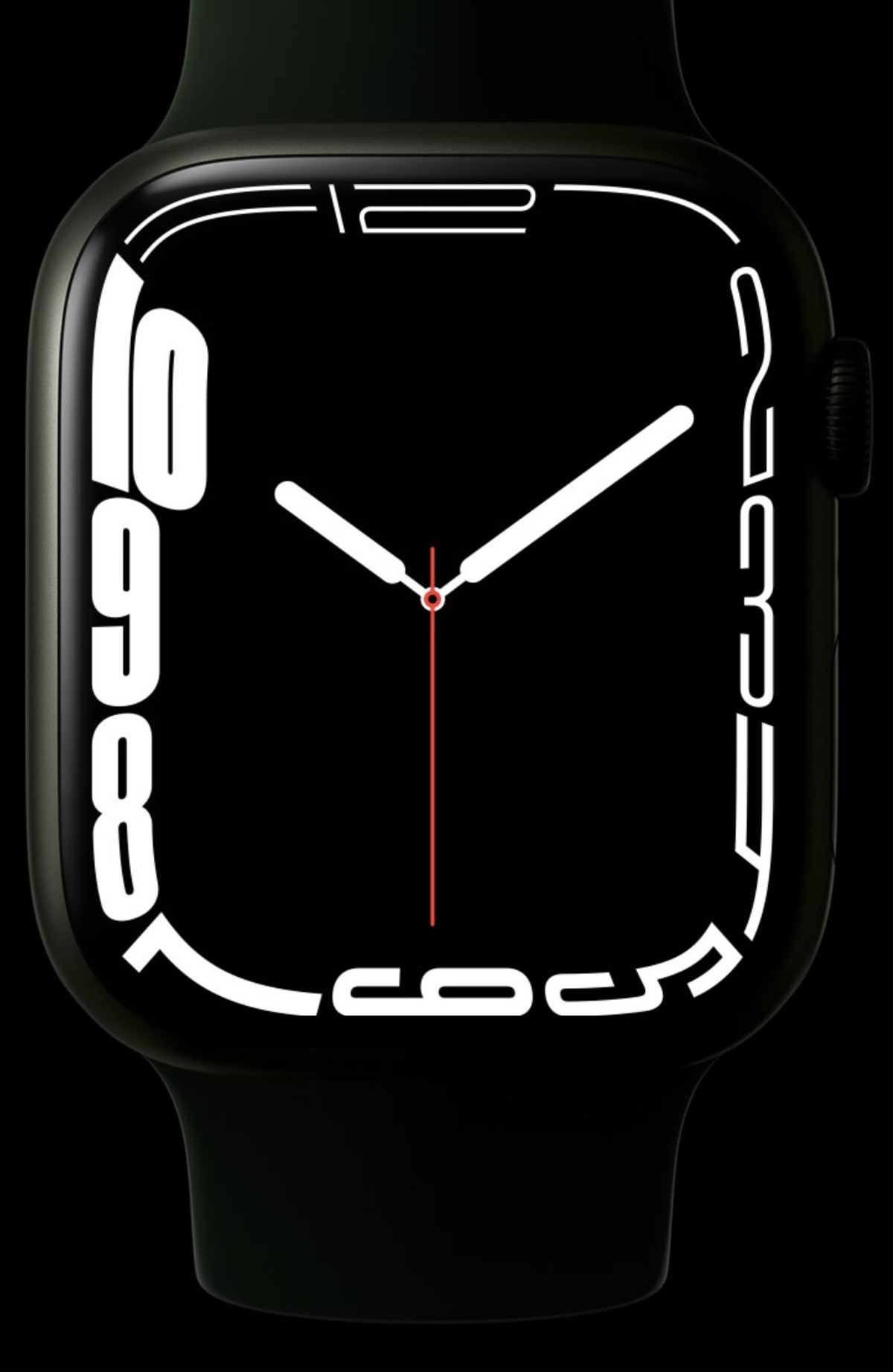 Apple Watch Series 7 GPS, 41mm 45mm Kırmızı Alüminyum Kasa ve Kırmızı Spor Kordon