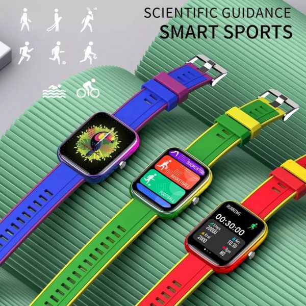 COLMİ P8 BR 1.69 inç akıllı saat spor izci IP67 su geçirmez Bluetooth Android iOS