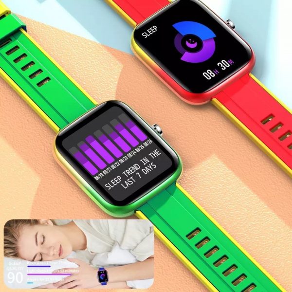 COLMİ P8 BR 1.69 inç akıllı saat spor izci IP67 su geçirmez Bluetooth Android iOS