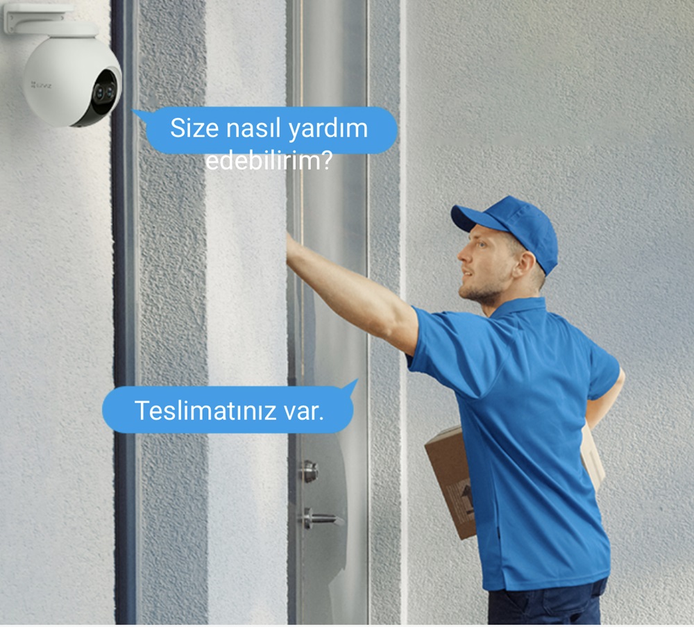 EZVİZ C8PF Güvenlik Kamerası Dış Mekan 1080P Pan/Tilt/Zoom Yapay Zeka Destekli WiFi Kamera