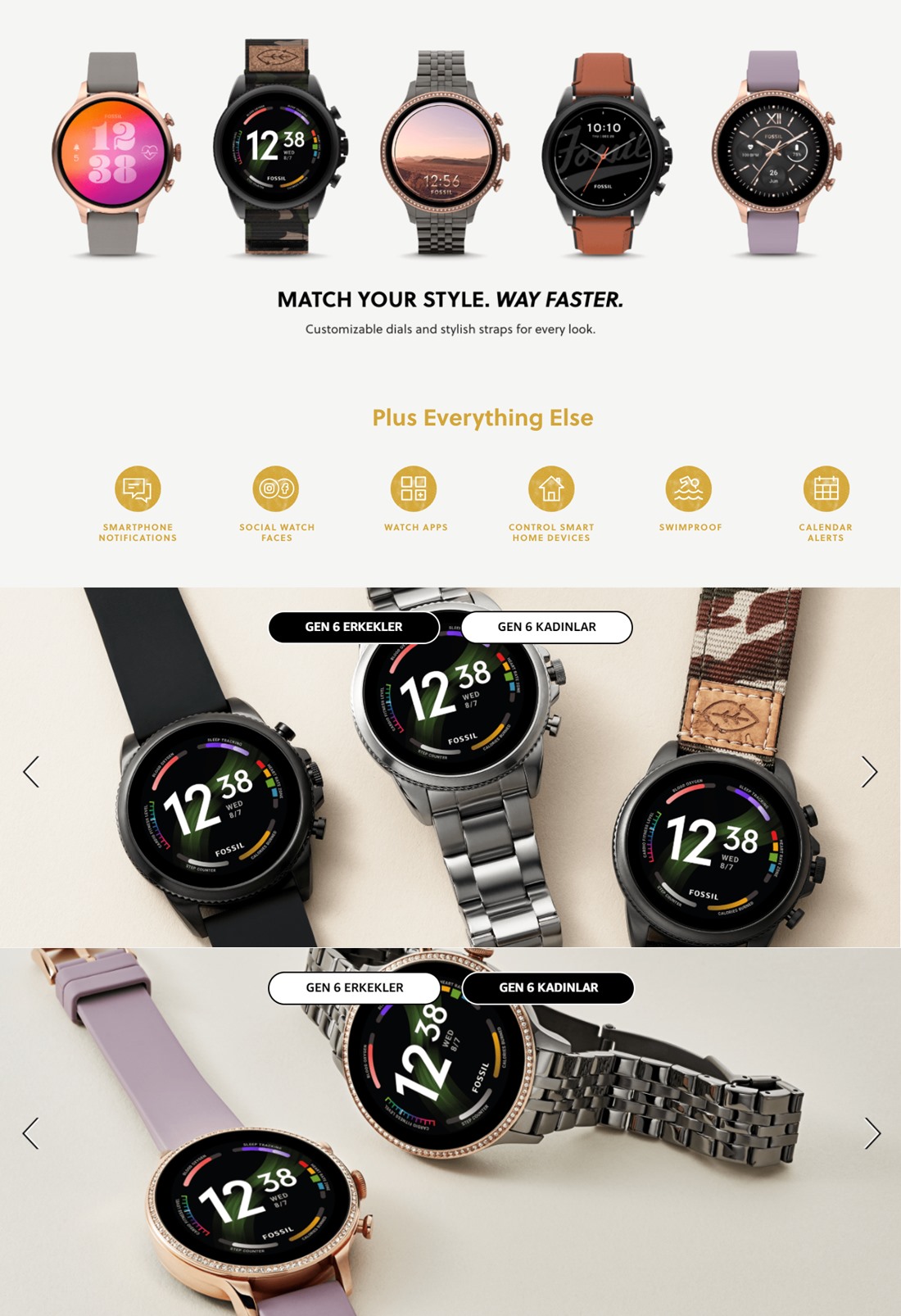 Razer X Fossil Gen 6 Snapdragon Wear 4100 Oyuncular İçin Akıllı Saat