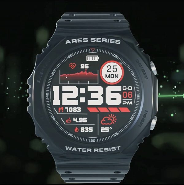 Zeblaze Ares 2 Sağlam Moda Akıllı Saat Modaya Uygun ve Dayanıklı Tasarım