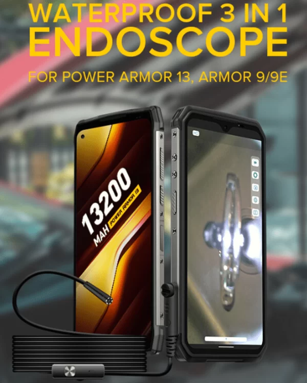 Ulefone Power Armor 13 13.200 mAh Bataryalı Zırhlı Endoskop kameralı Telefon