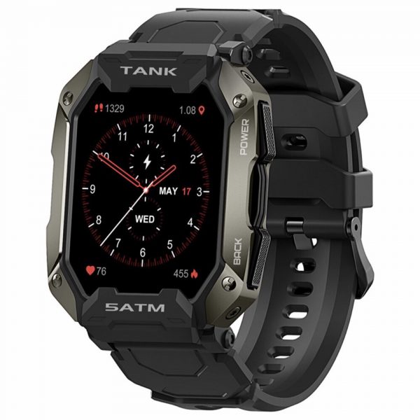KOSPET TANK M1 Yeni Akıllı Saat 1.72 İnç Tam Dokunmatik Ekran Spor Modu 50 Gün Bekleme IP69 Su Geçirmez