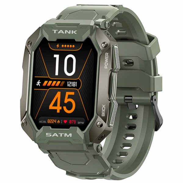 KOSPET TANK M1 Yeni Akıllı Saat 1.72 İnç Tam Dokunmatik Ekran Spor Modu 50 Gün Bekleme IP69 Su Geçirmez