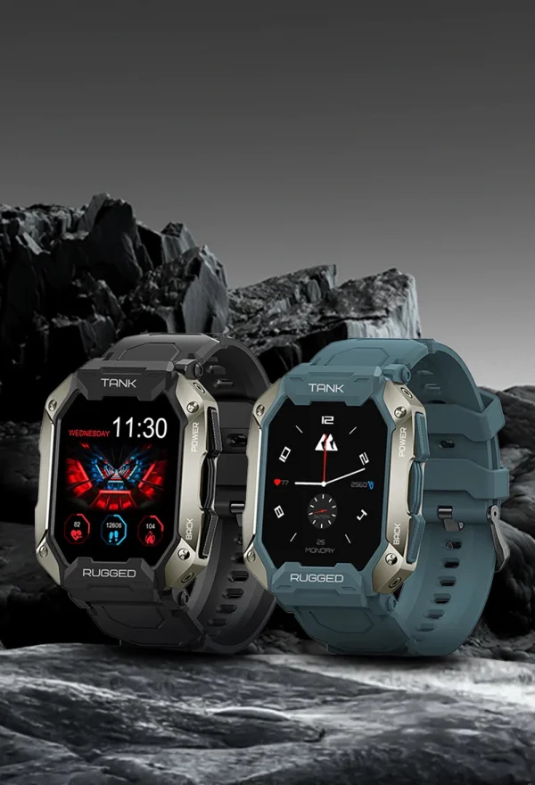 Kospet Tank M1 Pro Akıllı Saat 5ATM ve IP69K Su Geçirmez Bluetooth Arama