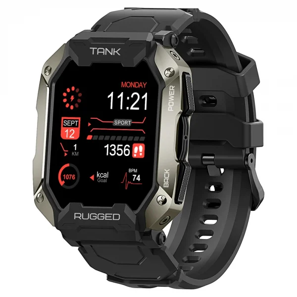 Kospet Tank M1 Pro Akıllı Saat 5ATM ve IP69K Su Geçirmez Bluetooth Arama