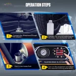 AST618 Darbeli Elektrikli Fren Yağı Değiştirici Pulsating Brake Oil Exchanger
