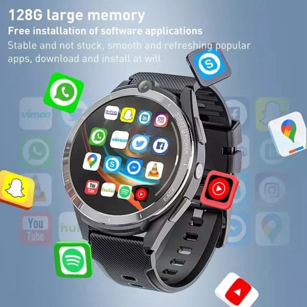 Lemfo Lem 16 Akıllı Saat 6 GB Ram 128 GB Rom 4G Full Netcom Dual Chip Android 11