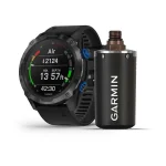 Garmin Descent Mk2i Dalış Saati Siyah Kordonlu Titanyum Karbon Gri DLC (Descent T1 Dahil)