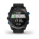 Garmin Descent Mk2i Dalış Saati Siyah Kordonlu Titanyum Karbon Gri DLC (Descent T1 Dahil)