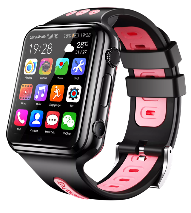 Rogbid W5 2GB + 16GB 4G Çift kameralı GPS Elektronik Çit Atamalı Ortam Dinlemeli Çocuk Takip Saati