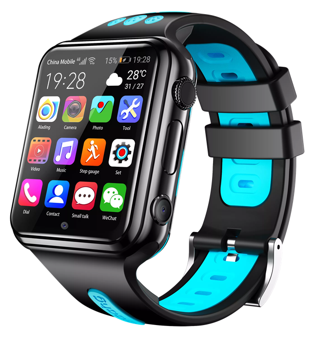 Rogbid W5 2GB + 16GB 4G Çift kameralı GPS Elektronik Çit Atamalı Ortam Dinlemeli Çocuk Takip Saati