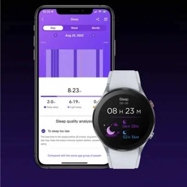 Zeblaze GTR 3 Akıllı Saat 1.32 ''İPS Ekran Sesli Arama 24 Saat Sağlık İzleme Modu