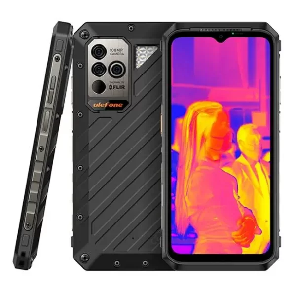 Ulefone Power Armor 18T Zırhlı Telefon Termal Kameralı FLIR®Boyut 900 5G 9600mAh 66 W