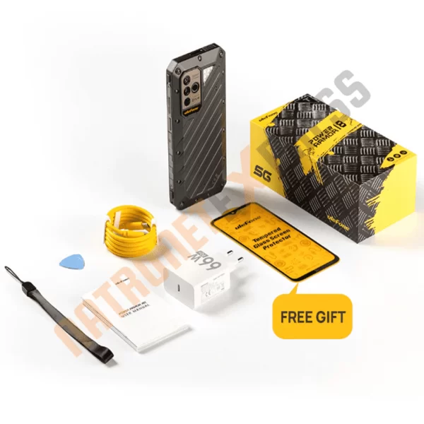 Ulefone Power Armor 18T Zırhlı Telefon Termal Kameralı FLIR®Boyut 900 5G 9600mAh 66 W