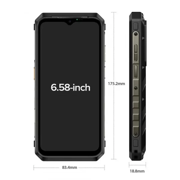 Ulefone Power Armor 18T Zırhlı Telefon Termal Kameralı FLIR®Boyut 900 5G 9600mAh 66 W
